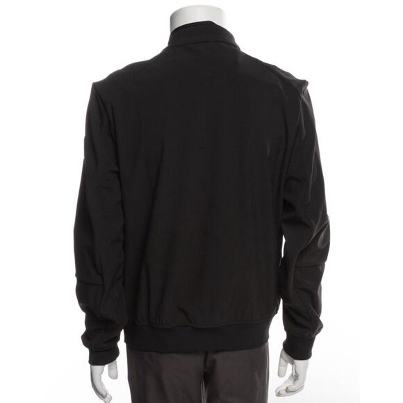 BELSTAFF England Luxury Rotor Bomber Jacket Size 38 IT 48 Sample New Black Nylon - Picture 2 of 11